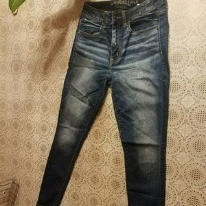 A pair of American Eagle high rise jeggings size 6